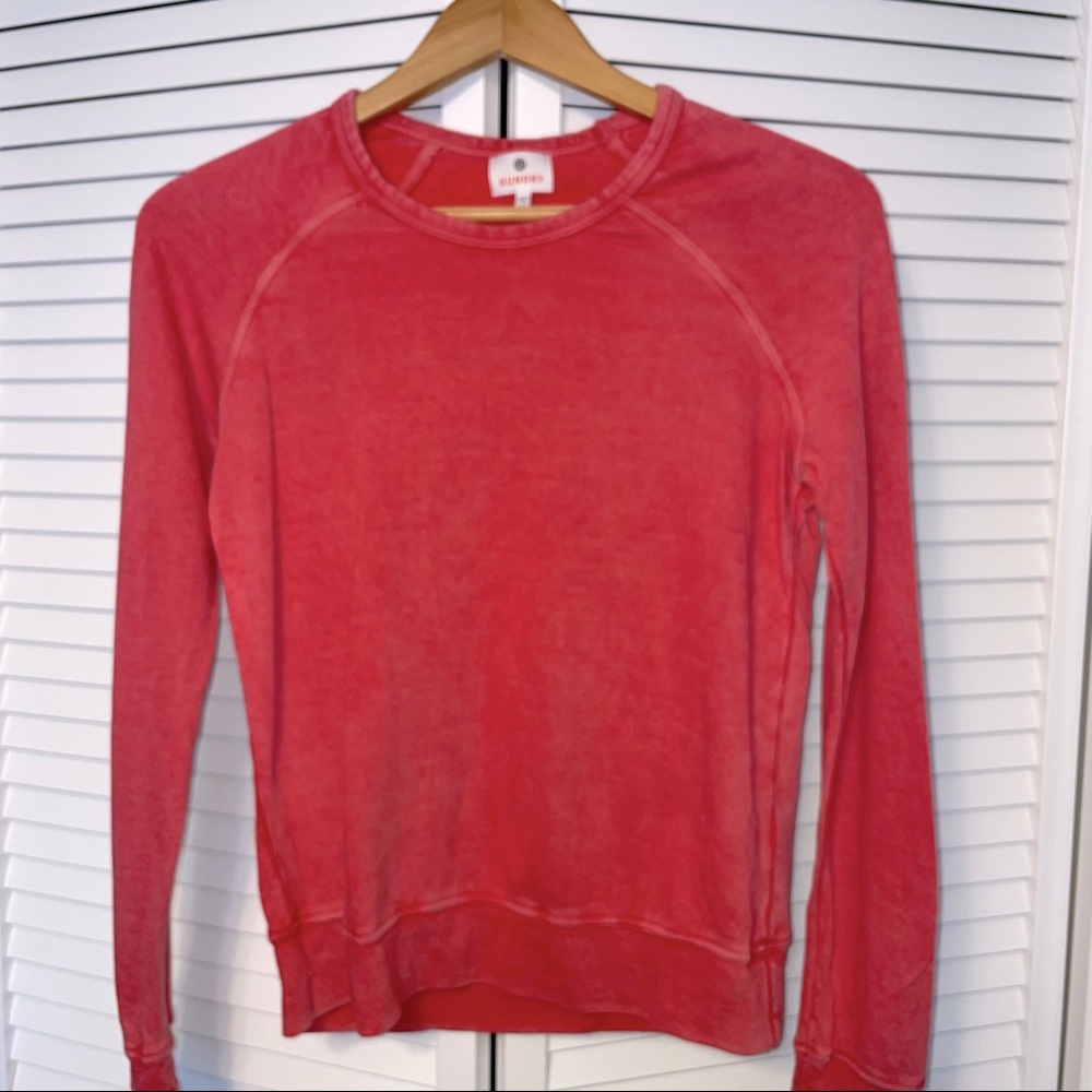 SUNDRY coral sweatshirt